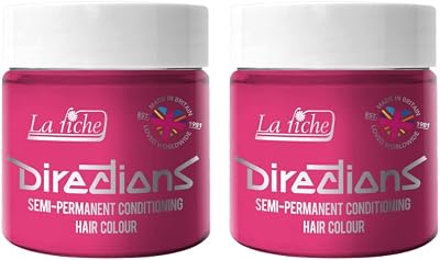 La Riche Directions Carnation Pink Semi-Permanent Hair Color 100ml Tub x2