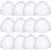 6 Pairs Bra Pads Inserts Triangle Thin Bra Insert for Women, Bra Pads Inserts, Removable Sports Bra Cup, Bra Inserts Enhancers for Girls, Breathable Push Up Breast Bra Insert Pads Sponge for Bikini