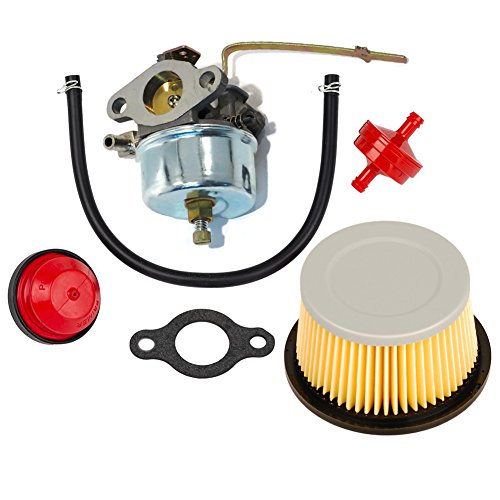 HIFROM Replace Carburetor Carb kit for Tecumseh 631921 631070 631070A 631074 H25 H30 H35 H40 with Air Filter 30727 30604 John Deer AM30900 Cub Cadet 488619 488619-R1 Lesco 050113