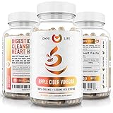 Apple Cider Vinegar Capsules - 100% Organic Max Strength 1550mg Natural Weight Loss, Detox, Digestion - Powerful Cleanser, Premium Certified Organic & Non-GMO ACV Supplement - 60 Vegan Capsules.