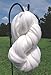 Diamond White Wool Top Roving Fiber Spinning, Felting Crafts USA (8oz)