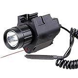 Red Laser with 200 Lumen Tactical Flashlight