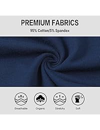 Innersy ropa interior de algodón para dama, paquete de 6, mediano bajo, bragas enteras hipster