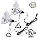 2-Pack Clamp Lamp Light Clip Light Bed Lamp, w/ 8.5-inch Reflector, 150-Watt, 18/2 SPT 6 Feet Cord, UL Listed by The Dawson Bros