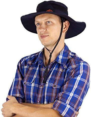 SummerBliz Sun Hat Wide Brim Sun Protection with Chin Strap For Men and Women