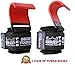 Weight Lifting Hooks Heavy Duty Wrist Straps for Pull Ups, Deadlift, Power Lifting - Padded Workout Grips for Weightlifting - Gym Gloves for Men & Women - Premium Workout Equipment