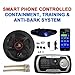 High Tech Pet Bluefang Smart Phone Electric Dog Fence, Training and Bark Stop System, X-22, Navy Blue