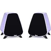 AORS Powered Bookshelf Speaker,Active Bluetooth 5.3 – 80W RMS 2-Way Stereo / 3″ Aluminum Long-Stroke Woofer & 20 mm Silk Dome Tweeter, RCA + Optical Inputs, Sub-Out & Remote Wooden(AS-31Matte purel)