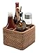 KOUBOO Laguna Bottle Caddy, Honey Brown