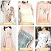 Nipple Covers, 16 Pairs Adhesive Pasties Sticky Breast Bra Disposable