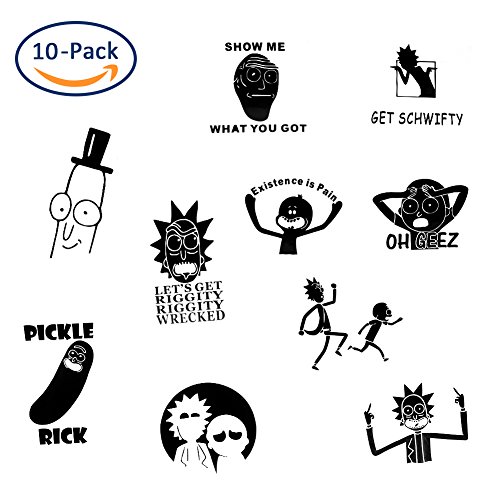 Car Window Vinyl Stickers Decal, Tearcam Cartoon Decorative Banner Stickers for Car, Glass, Wall, Van, SUV, Skateboard, Window, Laptop