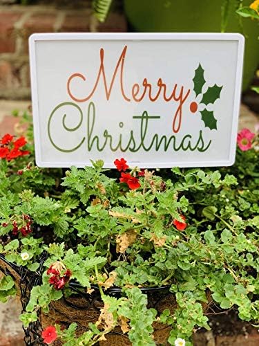 Solar Lighted Sign of The Times by Eternal Light | Solar Holiday Decoration Yard Art