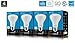 Hyperikon BR20 LED Bulb Dimmable, 8W (50W Equivalent), 3000K (Soft White Glow), CRI 90+, Wide Flood Light Bulb, Medium Base (E26), UL & ENERGY STAR - Great for Kitchen, Family Room, Bathroom (4 Pack)