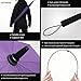 Saiveina 47 Inch Auto Open Straight Strong Durable Umbrella, 190T Fiber Waterproof Windproof Sport Umbrella 16 Ribs