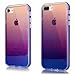 AIIYG DS,iPhone 7/8 Case,Case for iPhone 7,Gradient Color Mirror Soft TPU Case with Shockproof PC Bumper for iPhone 7 (Purple, iPhone 7 4.7 inch)