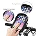Bivilictek Bicycle Phone Bracket Mount Bag, Cycling 360° Rotatable Frame Bike Handlebar Bag with Waterproof Touch Screen and Front Visor for Phone Below 6″ Screenthumb 1