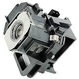 eWo\'s ELPLP49 V13H010L49 Projector Lamp Bulb with Housing Replacement for Epson Power Lite Home Cinema 8350 8345