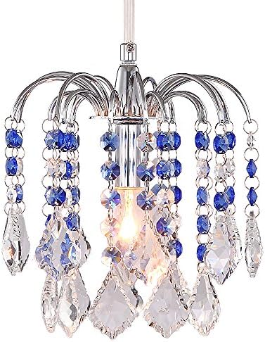 LivEditor Modern Chandelier Crystal Ligthing Pendant Lighting For HallWay Kitchen Kids Room (Y4060-WLM)