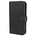 Abacus24-7 [Pocket Book] BLU Studio 5.0 II [D532u] Leather Wallet Case with Stand and ID Card Holder, Black