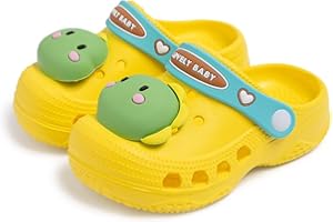 KidRtsk Toddler Kids Boys Girls Cute Garden Water Clogs Slip On Sandals Slides Lightweight Slipper Outdoor Summer Swimming Pool Infant Children Beach Pool Shoes