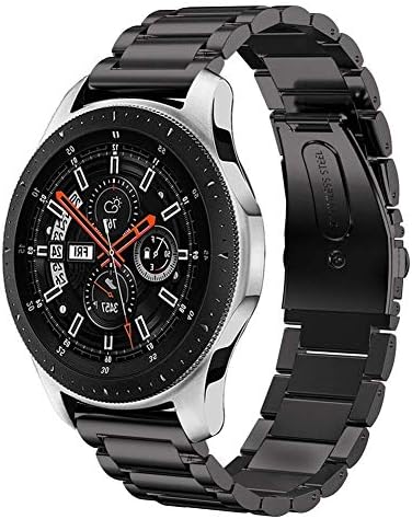 Minfex Compatible with Samsung Galaxy Watch (46mm) Bands, 22mm Watch Band Stainless Steel Replacement Strap Metal Bracelet for Samsung Galaxy Watch 46mm/Gear S3 Classic/Frontier