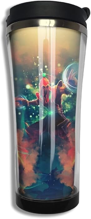 Fashion Colorful Summoner Coffee Mug Stainless Steel Vacuum Cup Beverage Mug With Lid 420ML 14OZ