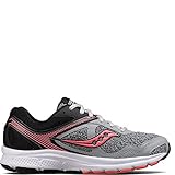 Saucony Women's Cohesion 10 Running Shoe, Grey Coral, 7 Medium US