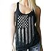 BCDshop Clearance!Women Fashion American Flag Print Casual Sleeveless Tank Top Shirts Blouse