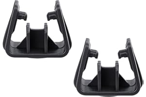 CTUOPTUO 2 Pcs W11545307 Dishrack Slide Rail Stop Clip, Dishwasher Track Stopper, Dishwasher Control Panel, Fit for Magic Chef, Whirlpool, Maytag, KitchenAid, Jenn-Air Dishwashers, Part# AP7017653, W11084874