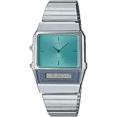 Casio Men's Watch - AQ-800EC-2ADF Blue Dial, Silver Band, Blue, Bracelet
