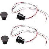 bnafes RC-36 NC+NO Recessed Security Window Door Contact Sensor Alarm Magnetic Reed Switch 2 Sets