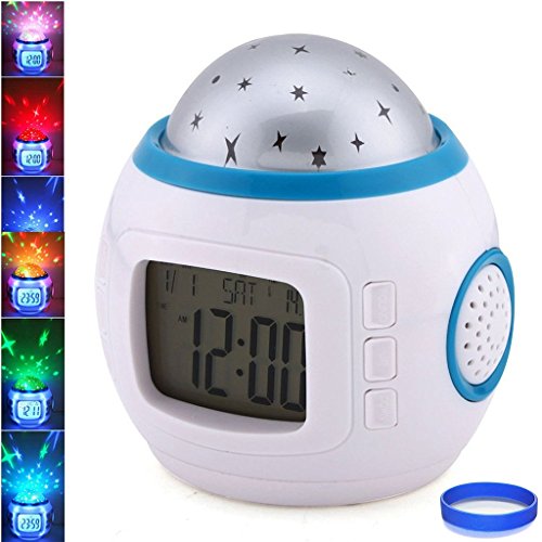 Joystar sky star night light projector lamp bedroom ala…