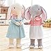 Me Too Stuffed Elephant Dolls Light Blue Dress 12'' + Gift Bag …