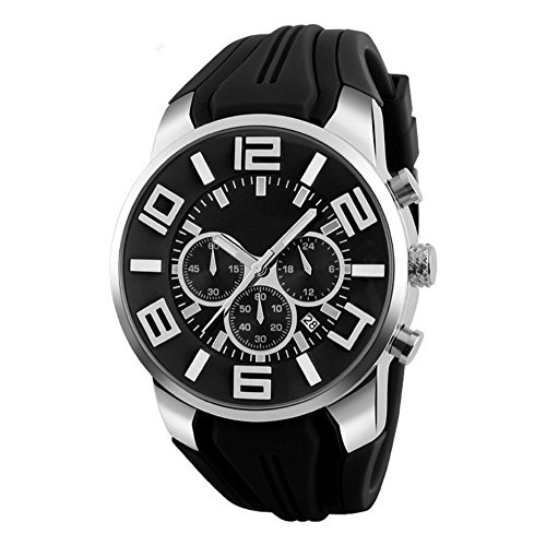 Men’s analog sports watch, stopwatch 30m water resistance, wate…