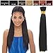 Yaki Bulk Braiding Hair, Premium Hair Quality, Braids Hair Extensions for Twists, Length 18, Purplish Red 1 pack