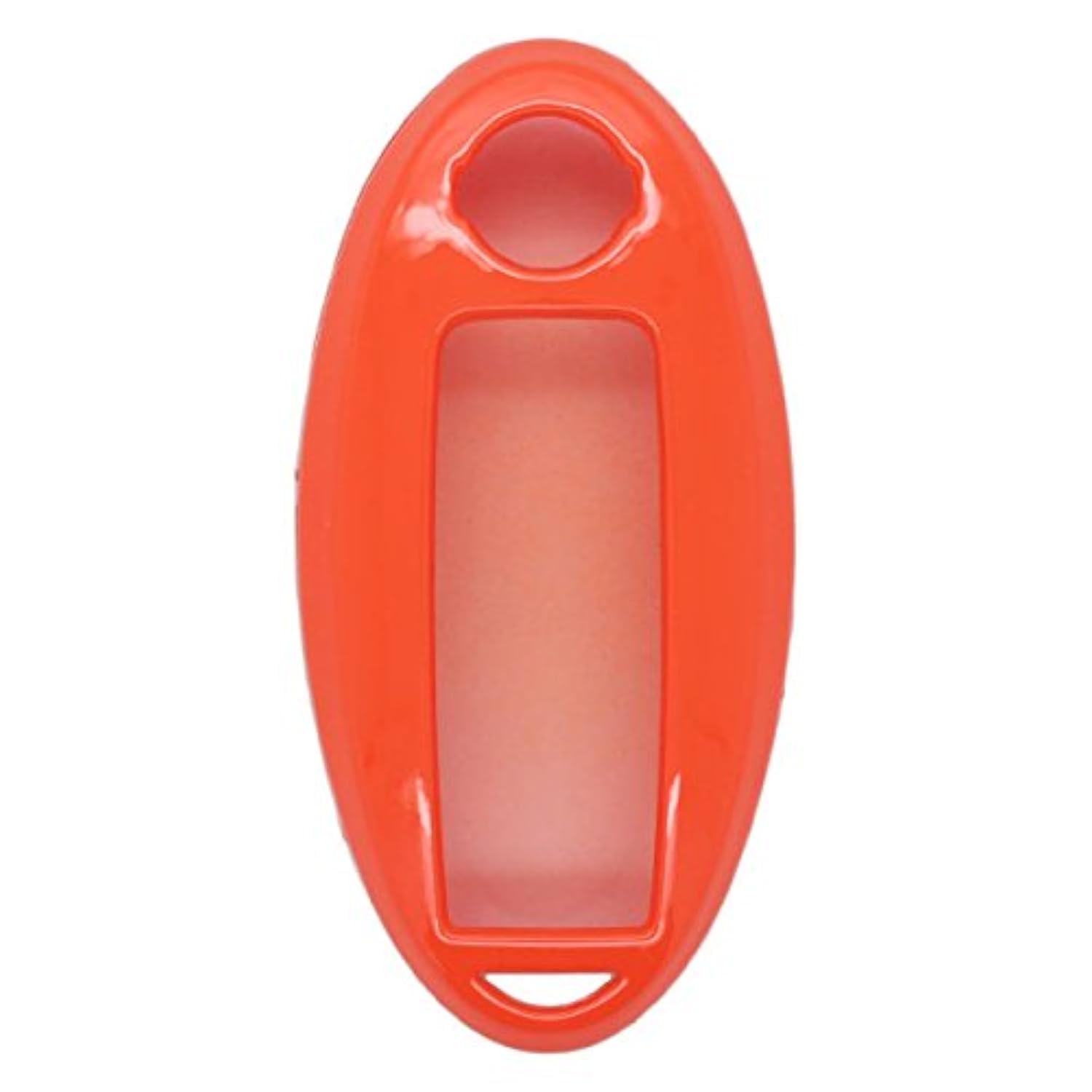 BROVACS Paint PVC Colour Shell Cover ABS Hard Case Holder Compatible with NISSAN Smart Remote Key Fob SV0500 Orange