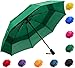Fidus Automatic Windproof Vented Sun&Rain Travel Umbrella with Double Canopy - Collapsible Compact Lightweight Umbrella