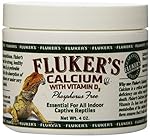 Fluker's Calcium Reptile Supplement with added Vitamin D3 - 4oz.