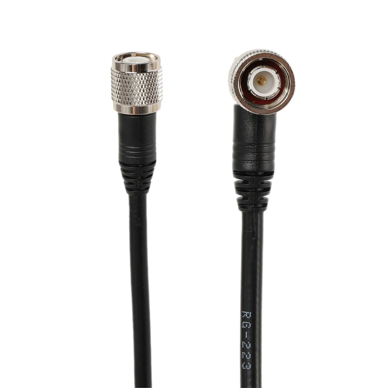 HangTon Antenna Radio Coaxial Shielded Cable 50 Ohm TNC to TNC Right Angle RF Signal Low Loss RG223 10M