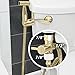 ShowerMaxx Premium Cloth Diaper Sprayer - Adjustable Handheld Toilet Bidet Water Cleaner - Complete Set with Hose, T-Valve, Tank/Wall Mount & Plumber's Tape - Polished Brass - Easy to Install & Use