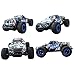 Fistone RC Car 2.4G High Speed Racing Cars 20km/h 1:16 Beast Radio Control Monster Truck Rock Off-Road Vehicle Buggy Hobby Electronic Game Toys Model (Blue)