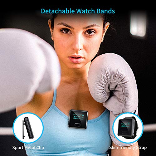 wiwoo Clip MP3 Player with Bluetooth,16GB Running Bluetooth MP3 Player