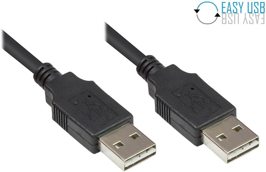 Good Connections Connection Cable USB 2.0 Easy A Male to Easy A Male (Can be Used on Both Sides), Foil and Braided Shielding - Image 3