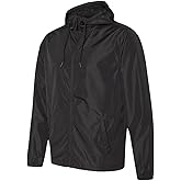 Independent Trading Co. - Lightweight Windbreaker Full-Zip Jacket - EXP54LWZ - XL - Black