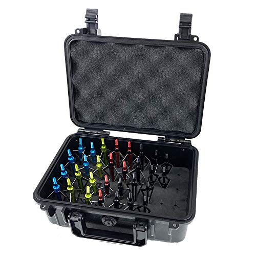 Smarkey Archery Broadhead Storage Box Case Organizer for Hunting