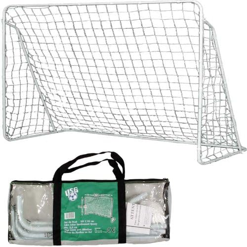 WDK Partner A1201739 Football Goal Steel 120 x 80 cm for Self-Assembly with Transport Bag
