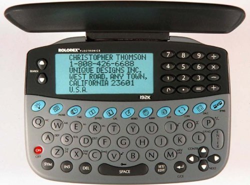 Rolodex Electronic Organizer RF-192 by Rolodex