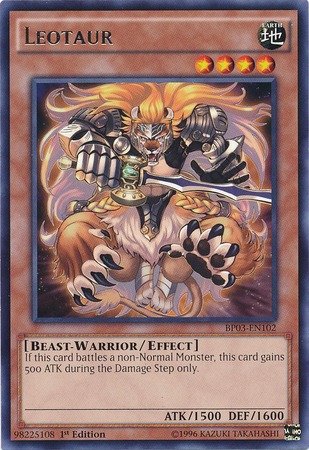 Yu-Gi-Oh! - Leotaur (BP03-EN102) - Battle Pack 3: Monster League - 1st Edition - Rare