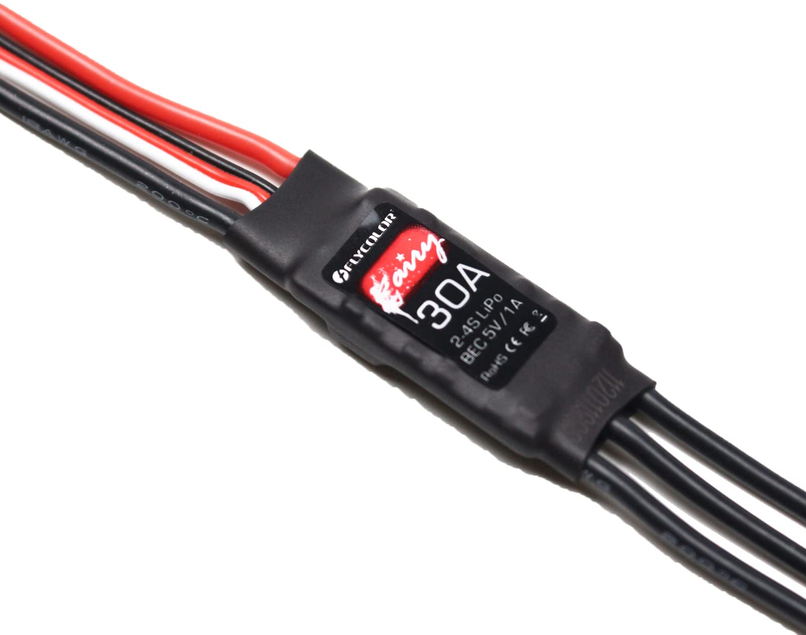 Photo 1 of FLYCOLOR 30A Brushless ESC 2-4S with 5V 1A BEC for RC F450 Airplane Durable Quadcopter Helicopter