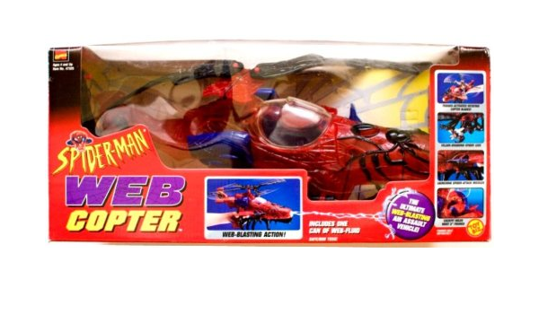 spider man web copter toy